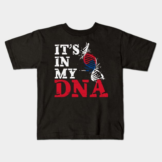 It's in my DNA - South Korea Kids T-Shirt by JayD World